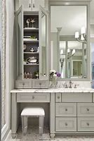 Image result for Bathroom Vanities with Dressing Table