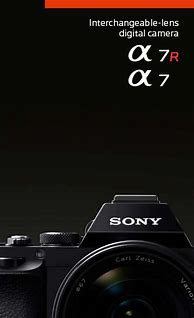 Image result for Sony a 7Rv Menu