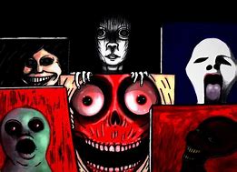 Image result for Dark Creepy Face Art