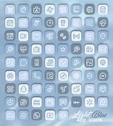Image result for Light Blue iPhone App Icon