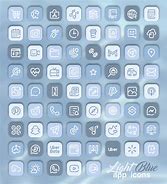 Image result for Light Blue Aesthetic App Icons