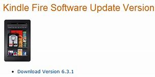 Image result for Update Kindle Fire Software