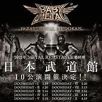 Image result for 10 Baby Metal Budokan