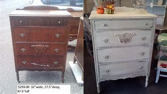 Image result for Before and After Shabby Chic Furniture
