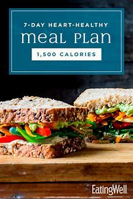 Image result for Heart Healthy Meal Plans Printable