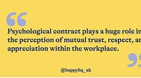 Image result for Psychological Contract in the Workplace