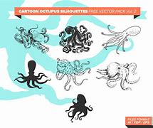 Image result for Octopus Catroon Silhouette