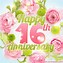 Image result for Happy 16th Anniversary Meme