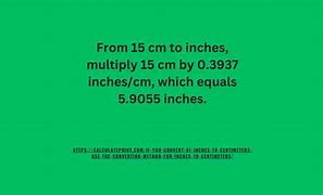 Image result for 1 Inch Is How Many Cm