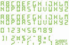 Image result for LCD Font Free