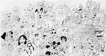 Image result for Easy Sharpie Drawings Disney