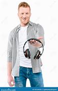 Image result for White Man with Headphones