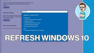Image result for How to Reset Windows 10 without Start Menu