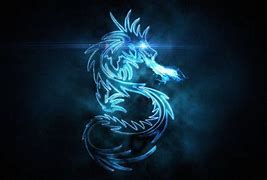 Image result for Neon Blue Dragon Wallpaper