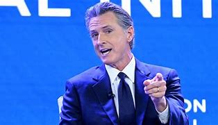Image result for Gavin Newsom at Forest Fire