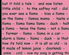 Image result for Llama Song Lyrics