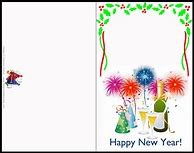Image result for Printable New Year S Cards Free