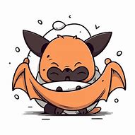 Image result for Cute Little Cartoon Bat