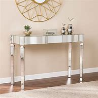 Image result for Mirrored Couch Console Table