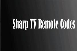 Image result for Sharp TV Remote Codes