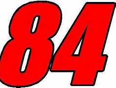 Image result for NASCAR 84 Number Decal