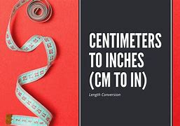 Image result for Meters to Inches Conversion Chart