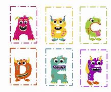 Image result for Monster Alphabet Printables