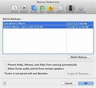 Image result for iTunes Delete Backup