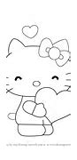 Image result for Easy Steps to Draw Hello Kitty