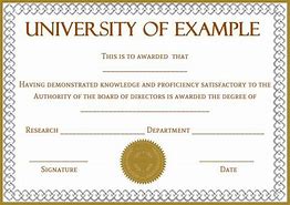Image result for Printable PhD Diploma