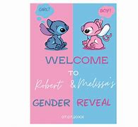 Image result for Stitch and Angel Gender Reveal Decorations