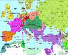 Image result for old map of europe 1800s