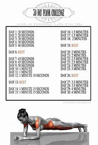 Image result for Plank Challege 60-Day