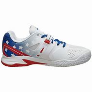 Image result for Red White and Blue Tennis Shoes