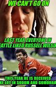 Image result for Russell Wilson Bench Memes