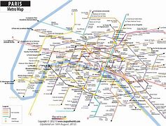 Image result for Paris Metro System Map
