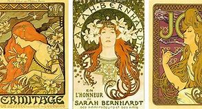 Image result for Art Nouveau Graphic Design