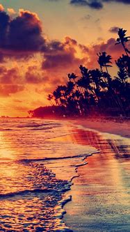 Image result for Beach Sunset Phone Wallpaper