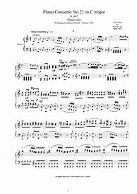 Image result for Mozart Piano Concerto No. 21