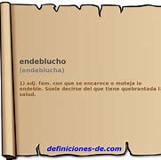 Image result for endeblucho