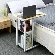 Image result for Portable Laptop Stand Rolling Desk Cart