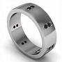 Image result for Black Tungsten Wedding Rings