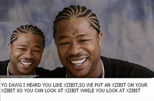 Image result for Xzibit Meme Yo Dawg