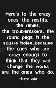 Image result for Steve Jobs Quotes Misfits
