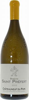 Image result for Saint Prefert Chateauneuf Pape Blanc