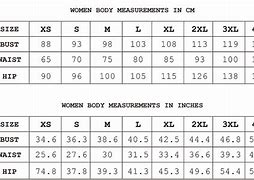 Image result for Sewing Pattern Measurement Chart