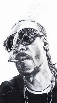 Image result for Pencil Drawing of 90s Rappers