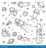 Image result for Space Cat Coloring Pages