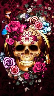 Image result for Pretty Skull Wallpaper
