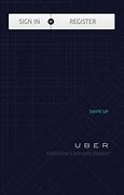Image result for Sign Up Uber UI